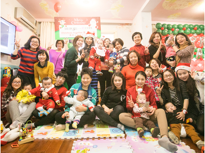 2015年 麗妍雅集 HEROLE CLUB及愛心會員探訪上海寶貝之家，共度歡樂圣誕